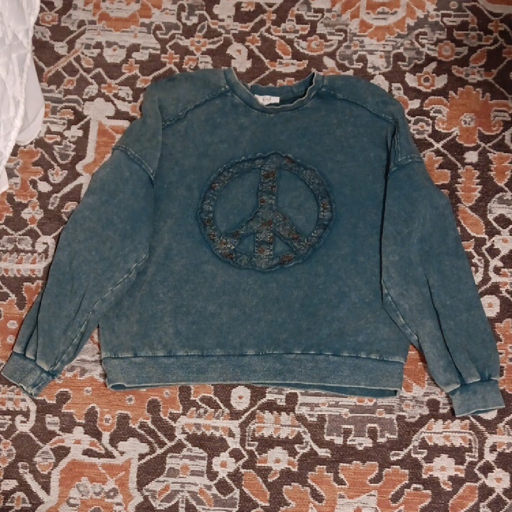 Easel Teal Sweatshirt